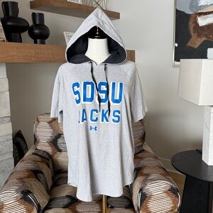 SDSU Jackrabbits Under Armour Hooded Sweatshirt